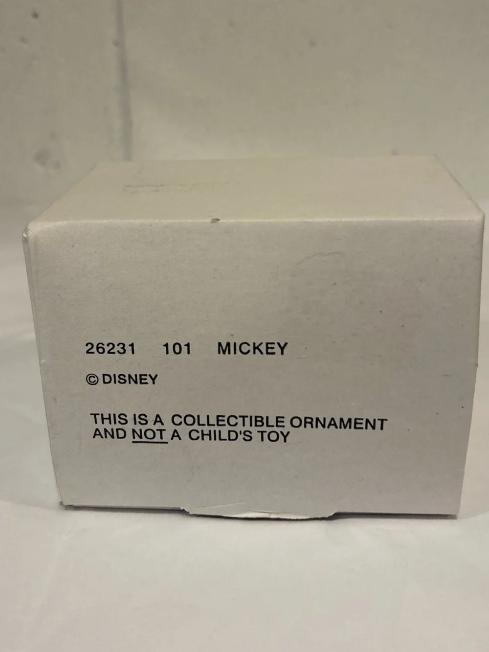 Disney Grolier Christmas Magic Ornament Mickey Mouse Tangled in Lights